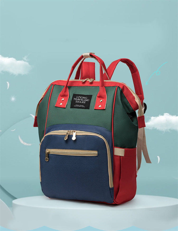 Fashion Personality Large Capacity Mother And Baby Bag