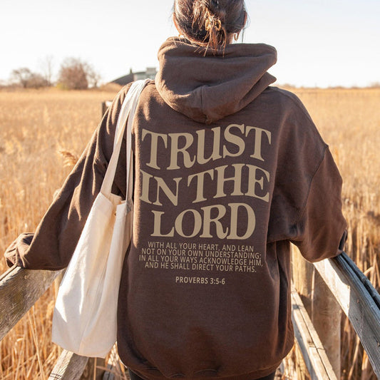 Women's Letter Print Sweatshirt Hoodie